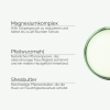 Infografik zu den Inhaltsstoffen der INUANA Deo-Creme mit Erklärungen zu Magnesiumkomplex, Pfeilwurzelmehl und Sheabutter.