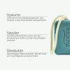 Duschpflege All-in-One Signature Seife von INUANA neben Erklärungen zu Inhaltsstoffen wie Hyaluron, Squalan und Sheabutter