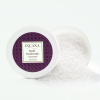 Duft Badesalz Violette Noire in einer weißen Dose mit losem Badesalz als Badezusatz von INUANA